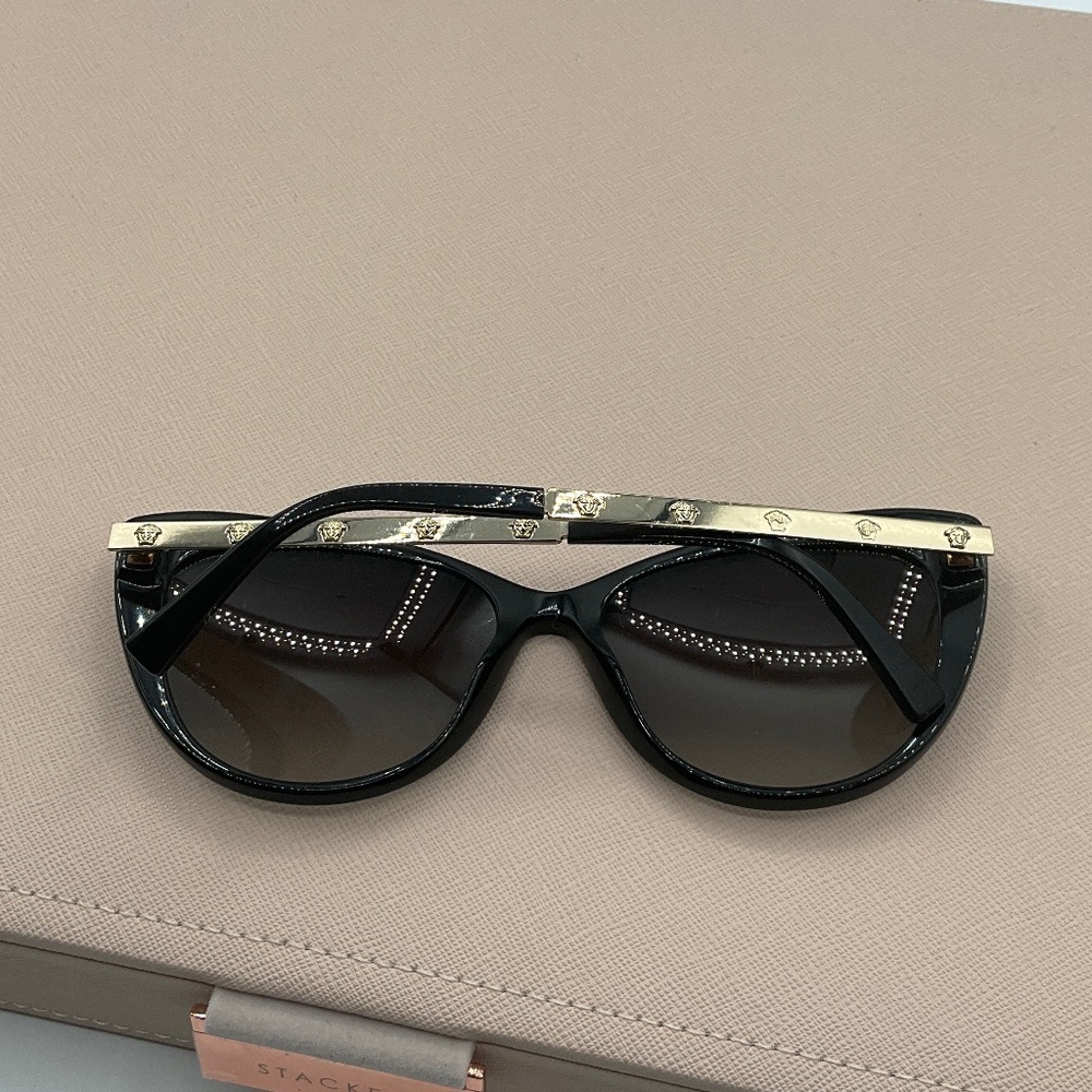 Versace  Medusa 57mm Cat Eye Sunglasses - Picture 3 of 6